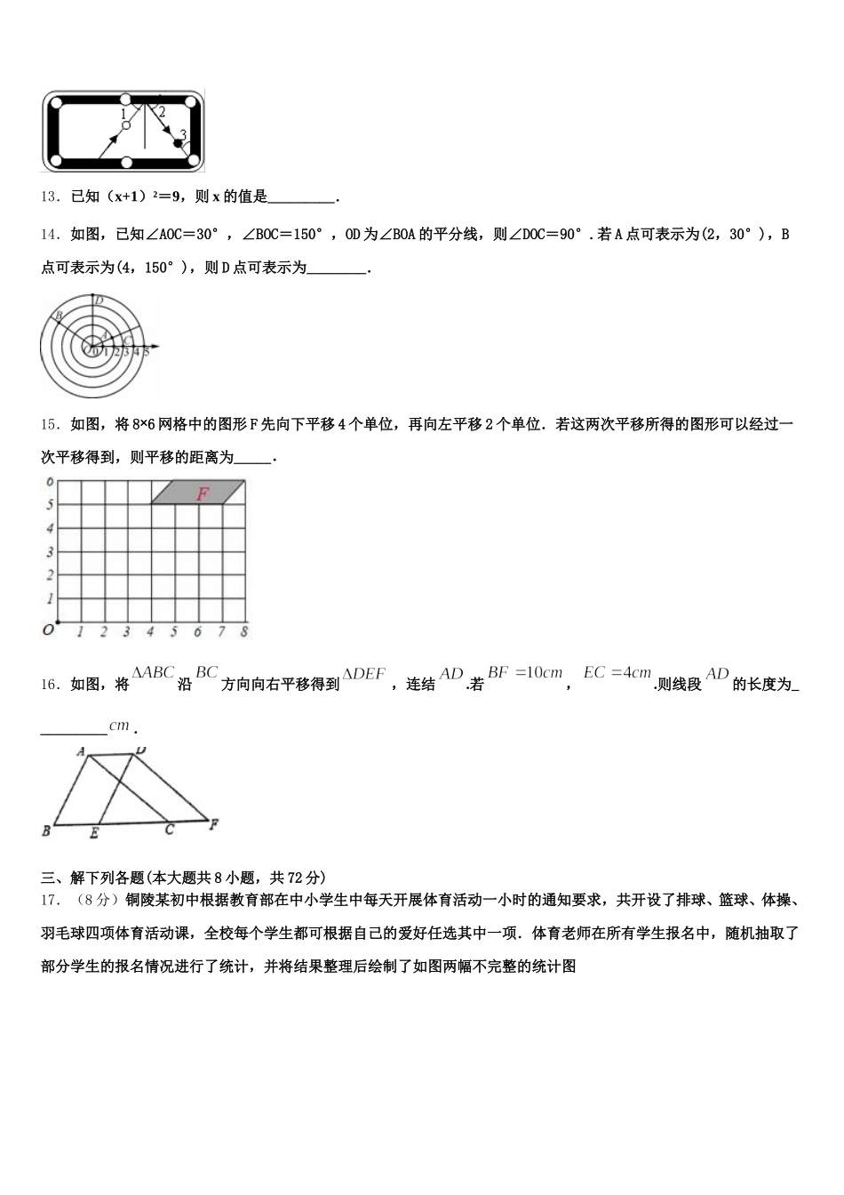 2024-2025学年湖北省宜昌市宜都市数学七年级第二学期期末联考模拟试题含解析_第3页