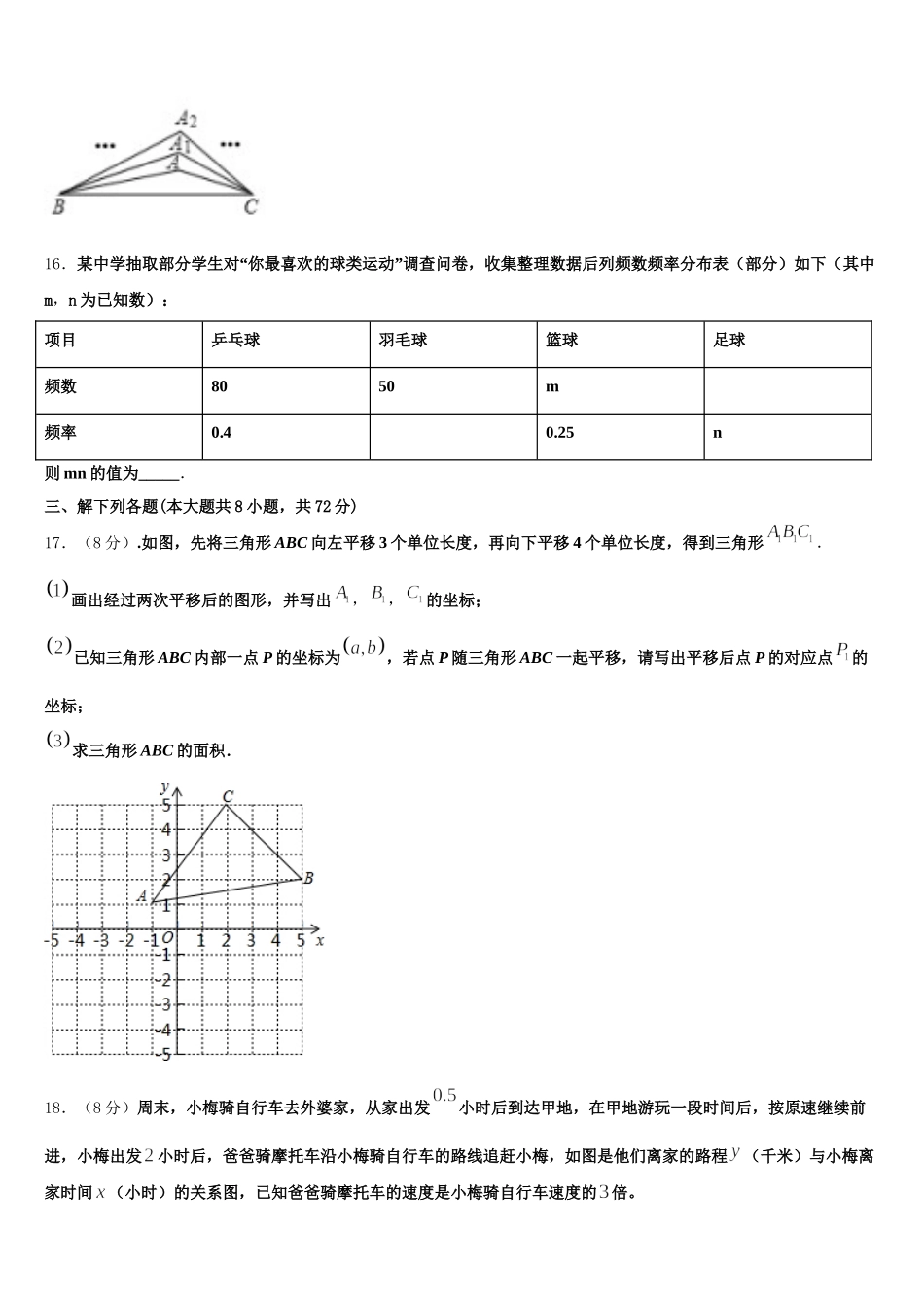 2025届德州市重点中学七下数学期末统考试题含解析_第3页