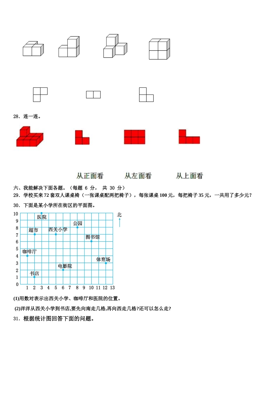江苏省南京市秦淮区2025年四下数学期末复习检测试题含解析_第3页