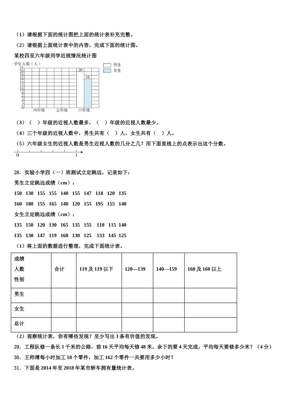 2025年贵州省黔南布依族苗族自治州荔波县四下数学期末考试模拟试题含解析_第3页