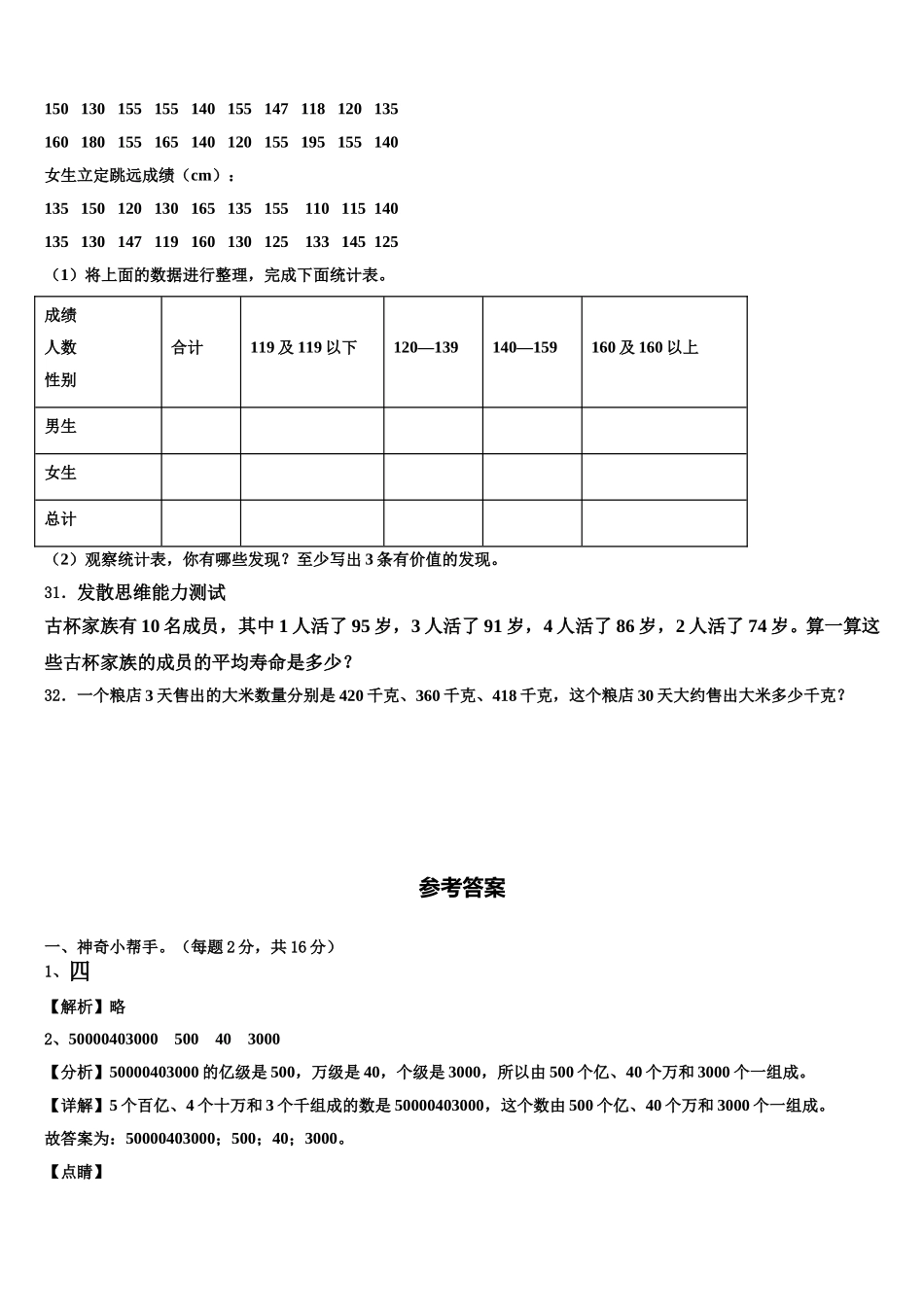 四川省攀枝花市盐边县2025届四下数学期末教学质量检测模拟试题含解析_第3页
