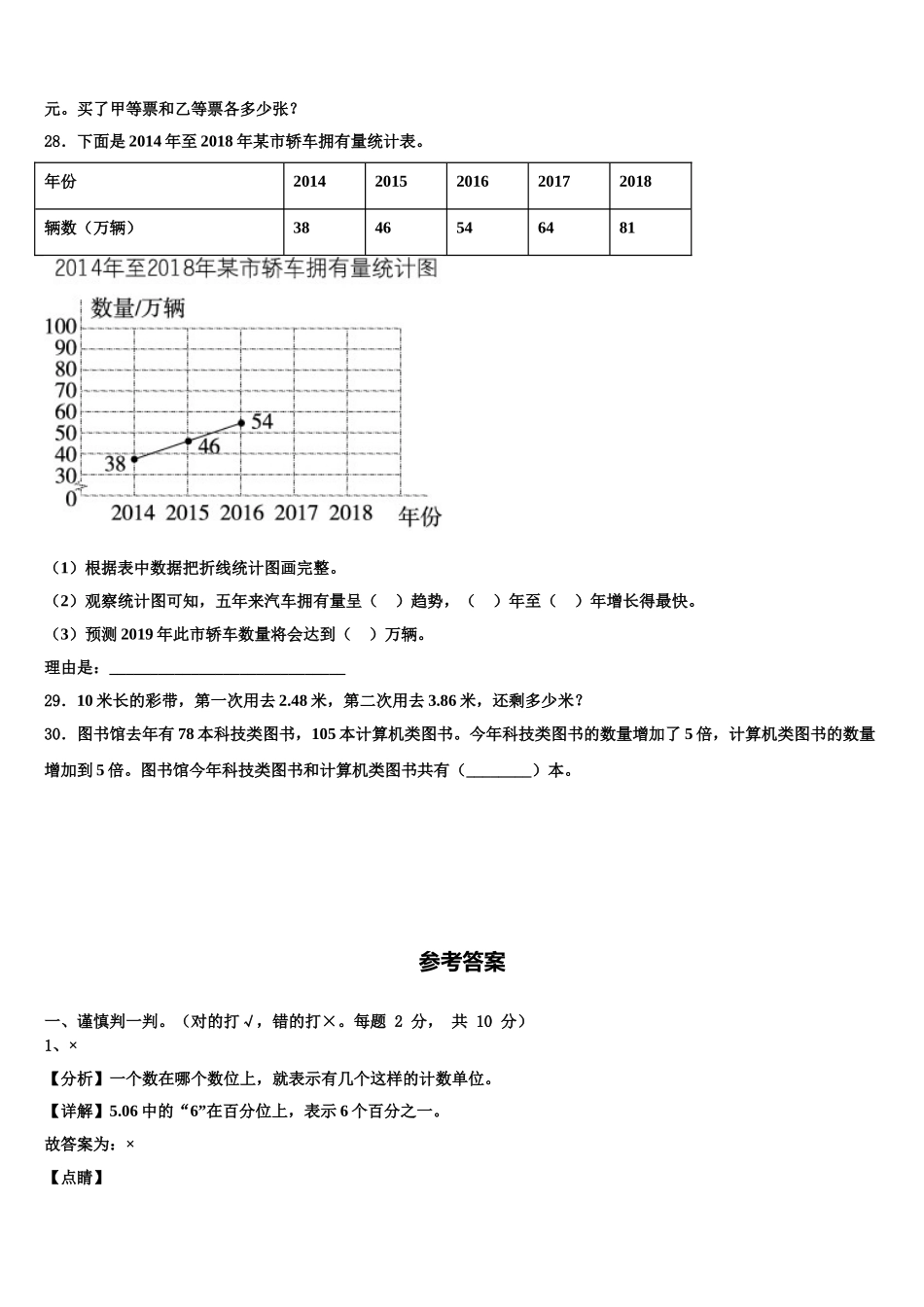 齐齐哈尔市铁锋区2025年数学四下期末达标检测试题含解析_第3页