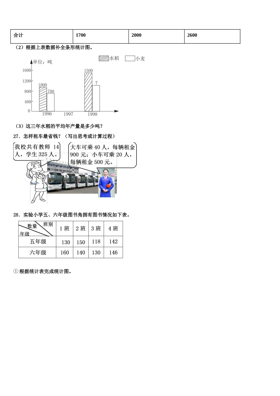 2025届河北省张家口市怀来县数学四下期末综合测试试题含解析_第3页