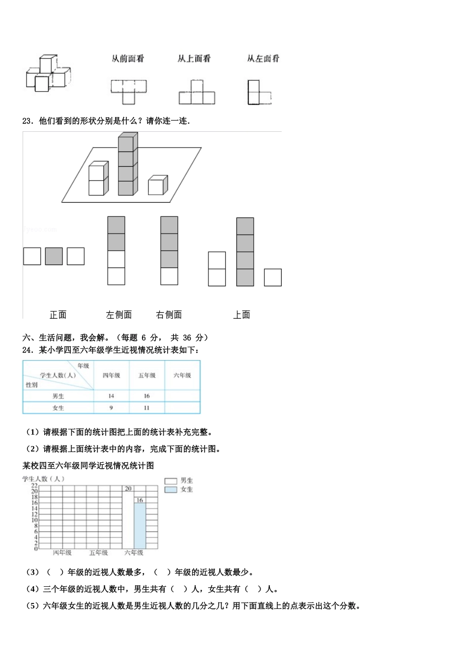 2025届河北保定市定兴县四年级数学第二学期期末达标测试试题含解析_第3页