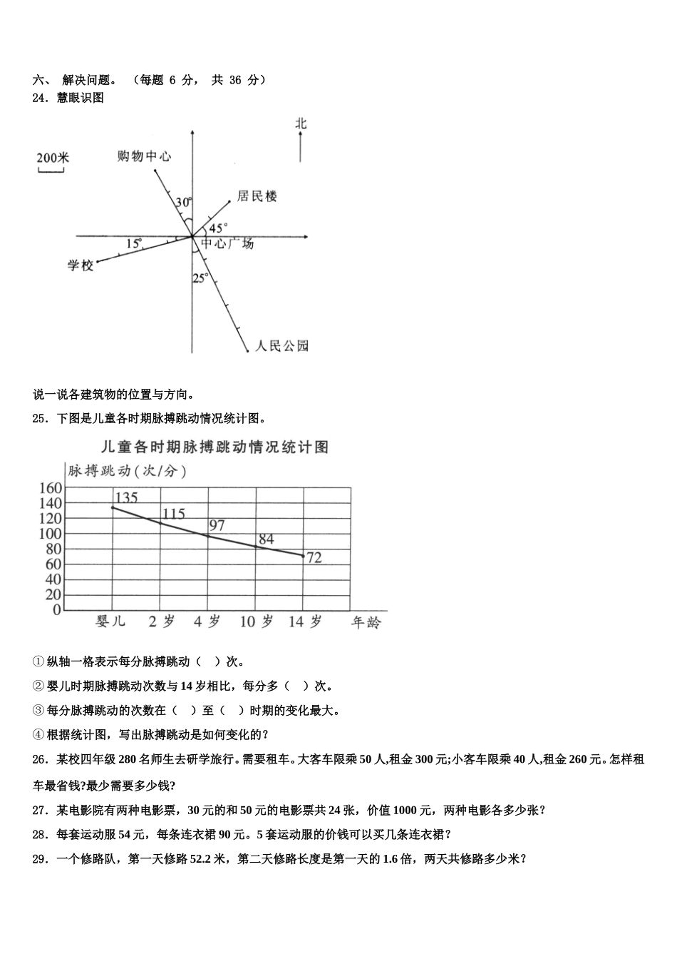 2025年湖南省常德市鼎城区数学四下期末达标测试试题含解析_第3页