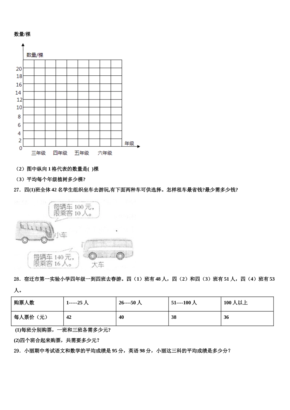 2025年黑龙江省鹤岗市兴山区数学四下期末学业水平测试模拟试题含解析_第3页