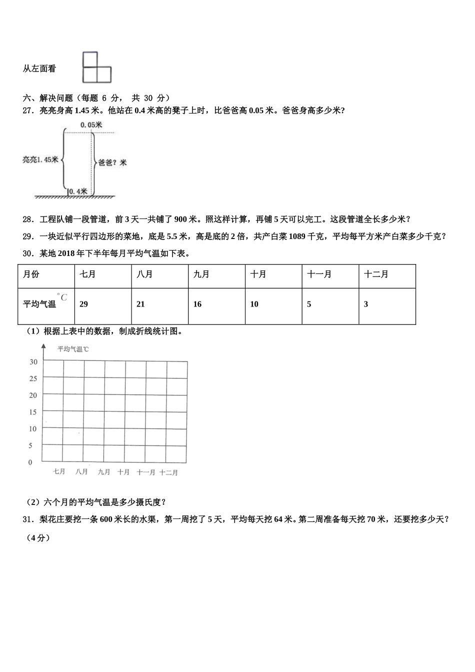 2025届路环岛四下数学期末质量检测模拟试题含解析_第3页