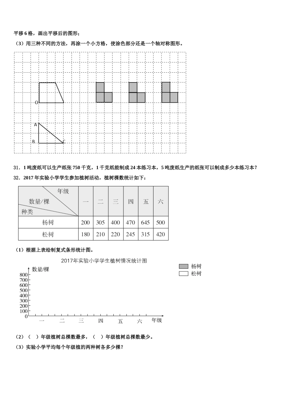 2025年河北省邢台市临城县数学四下期末监测模拟试题含解析_第3页