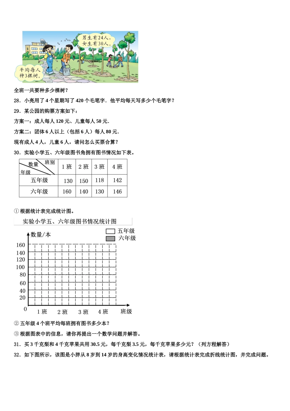 2025年邯郸市大名县数学四下期末学业质量监测试题含解析_第3页