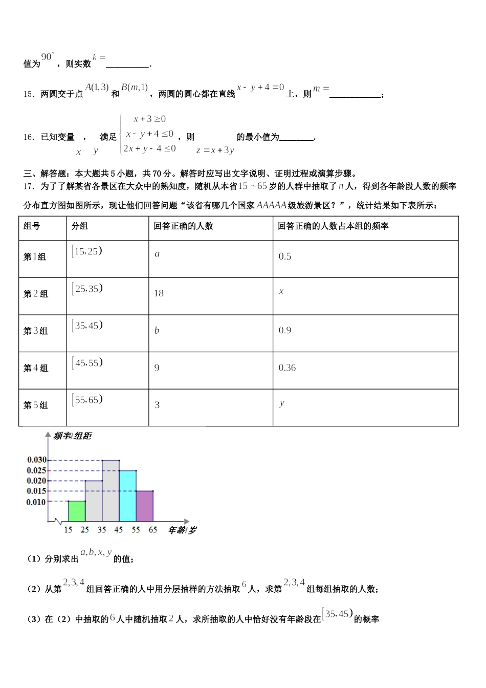 广东省广州市铁一中学、深圳外国语学校、广州大学附中2024-2025学年高一数学第二学期期末达标检测试题含解析_第3页