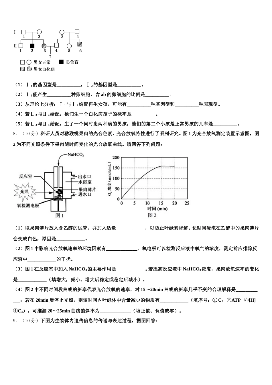 广东省广州市广东第二师范学院番禺附中2025年高一下生物期末综合测试模拟试题含解析_第2页