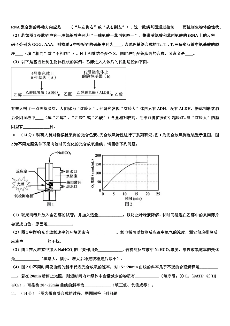 2025年肇庆市重点中学高一下生物期末质量跟踪监视模拟试题含解析_第3页