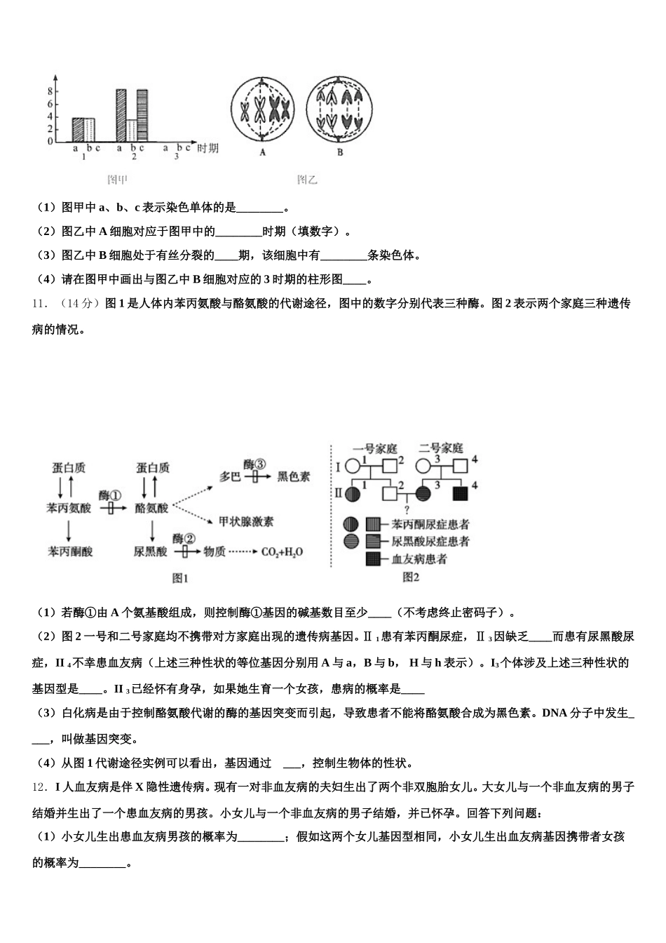2025年广东省德庆县香山中学高一生物第二学期期末综合测试模拟试题含解析_第3页