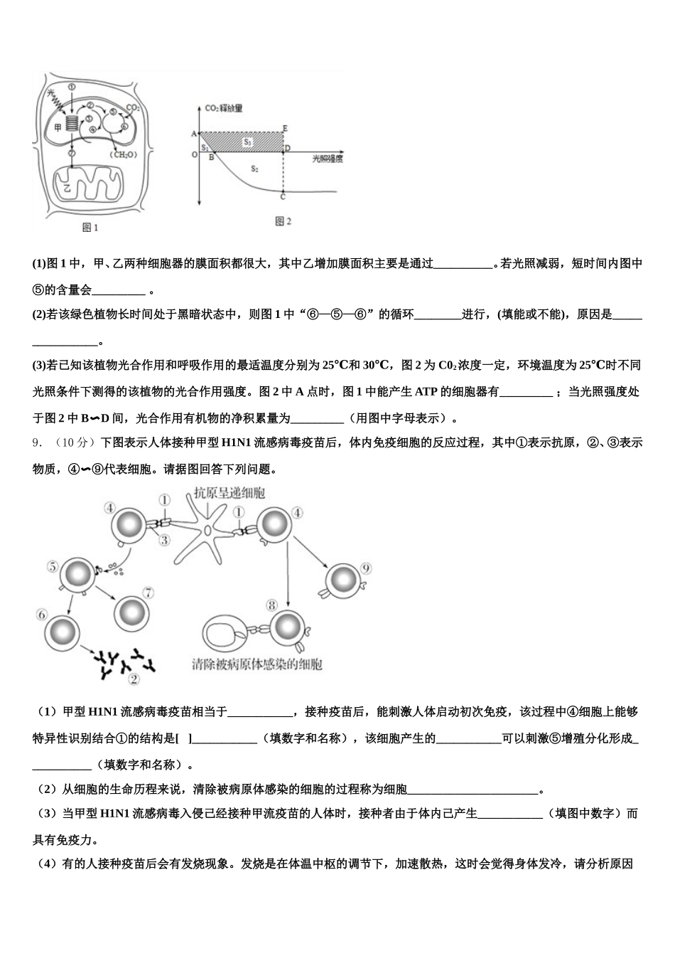 河北省邢台巿南和一中2025届高一下生物期末统考模拟试题含解析_第3页