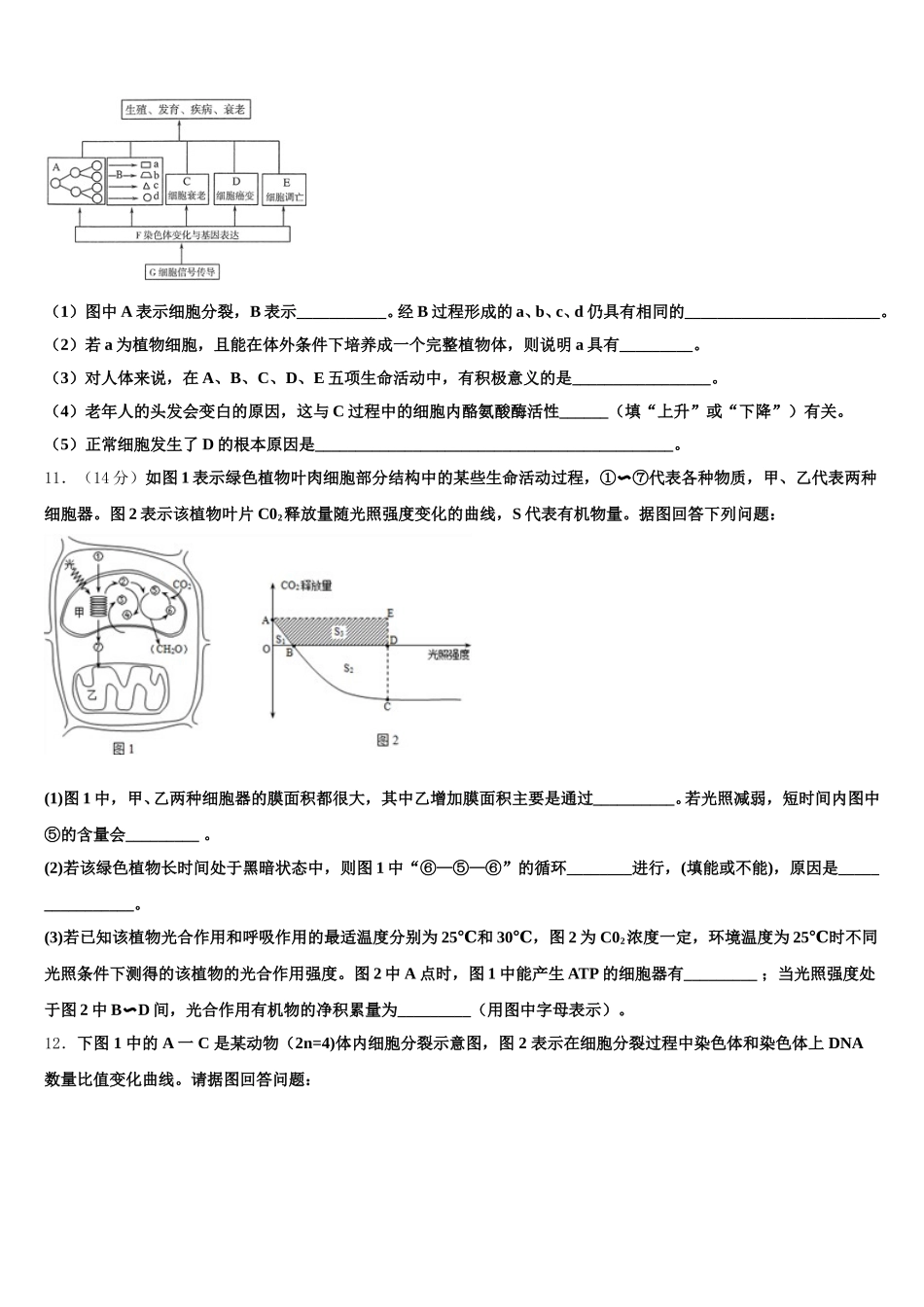 桂林市重点中学2025年高一下生物期末达标测试试题含解析_第3页
